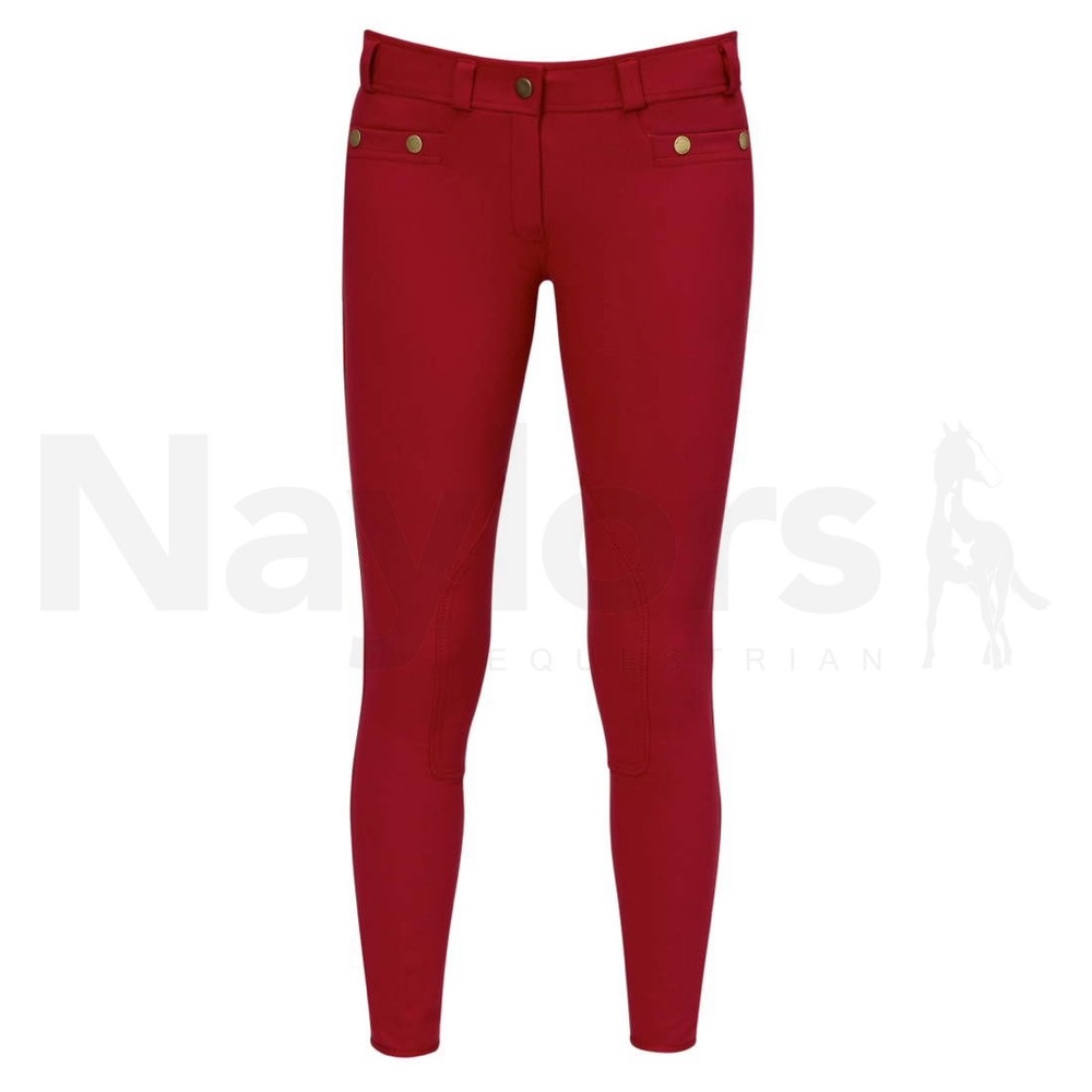 ISO Mountain Horse Lauren Red Breeches -equestrian